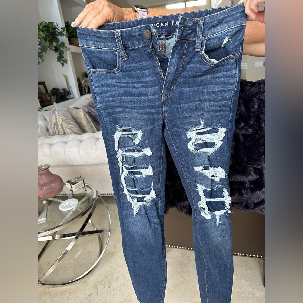 American eagle 360 next level stretch regular jeans